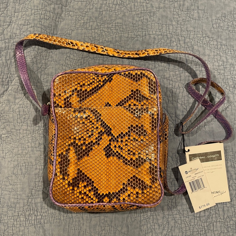 Gorgeous Python crossbody bag